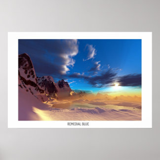 修復ブルー ポスター