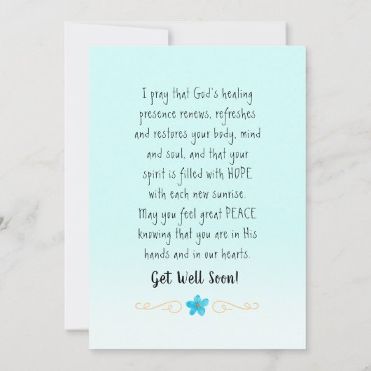 修復祈りの言葉 カード (裏面)