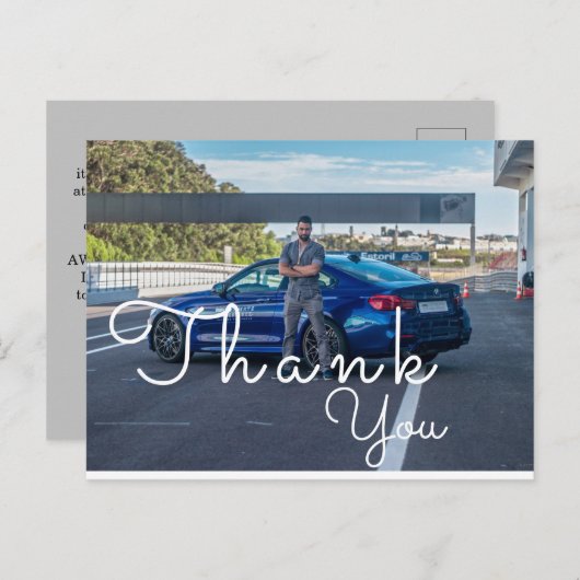 修感謝してい理を言う  ポストカード (正面/裏面)