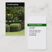 修景された低木（垂直） 名刺 (正面/裏面)