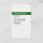 修景された低木（垂直） 名刺 (裏面)