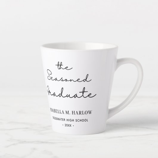 修業生パーソナライズされた カフェラテマグ (右)