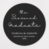 修業生パーソナライズされた ラベル (デザイン2)