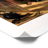 修正されたヴィンテージシェイクスピア・マクベス ポスター (角)