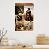 修正されたヴィンテージシェイクスピア・マクベス ポスター (キッチン)