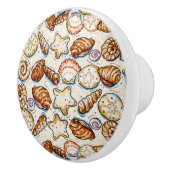 修正された小さな貝小さな引き出しノブ セラミックノブ (右)