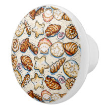 修正された小さな貝小さな引き出しノブ