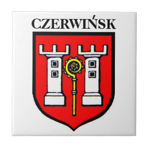 修正されるCZERWINSKの家紋のタイル タイル