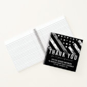 修正オフィサーシルバーライン退職ゲスト ノートブック (内部)