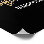 修正オフィサー卒業パーティー国旗の写真 ポスター (角)