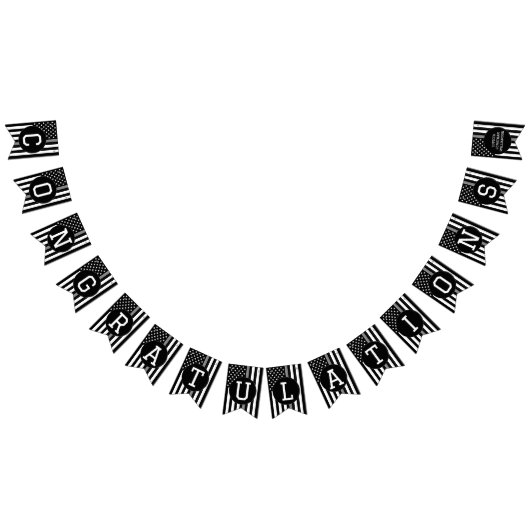 修正オフィサー薄銀線プロモーション バンティングフラッグ (全)