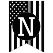 修正オフィサー薄銀線プロモーション バンティングフラッグ (第3の旗)