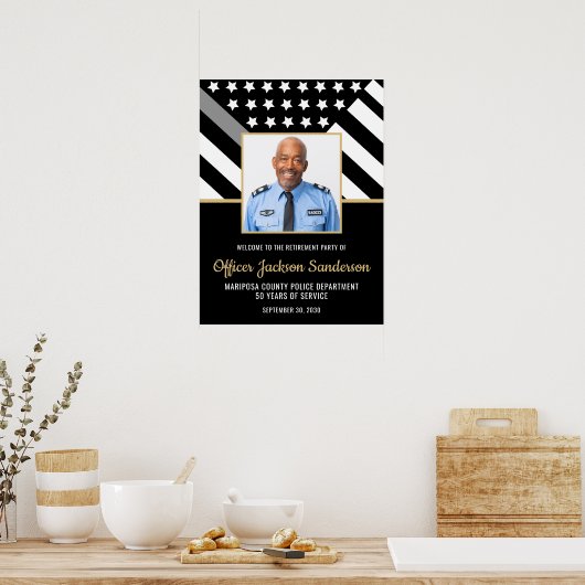 修正オフィサー退職シルバーラインの写真 ポスター (キッチン)