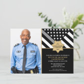 修正オフィサー退職シルバーラインの写真 招待状 (スタンド正面)