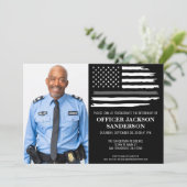 修正オフィサー退職シルバーラインの写真 招待状 (スタンド正面)