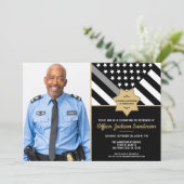 修正オフィサー退職シルバーラインの写真 招待状 (スタンド正面)