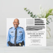 修正オフィサー退職シルバーラインの写真 招待状 (スタンド正面)