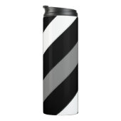 修正オフィサー黒いグレーのフラグ熱タンブル タンブラー (回転右)