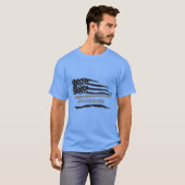 修正グランジフラグTシャツ Tシャツ (正面フル)