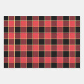 修正バッファローチェックパターカスタムンの色SVG ラッピングペーパーシート (正面3)