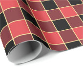 修正バッファローチェックパターカスタムンの色SVG ラッピングペーパー (ロールコーナー)