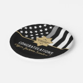 修正役員退職金薄銀線 ペーパープレート (アングル)