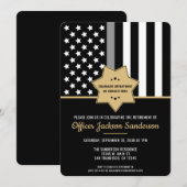 修正役員退職銀線パーティー 招待状 (正面/裏面)