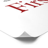 修正第1条 – 言論の自由 ポスター (角)