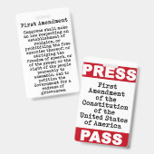 修正第1版プレスパス バッジ (表裏)