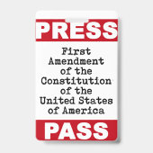 修正第1版プレスパス バッジ (裏面)