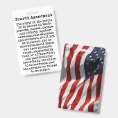 修正第4条 - アメリカ合衆国憲法 バッジ (表裏)