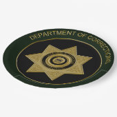 修正部門バッジブルクグルンゴー紙プレート ペーパープレート (アングル)