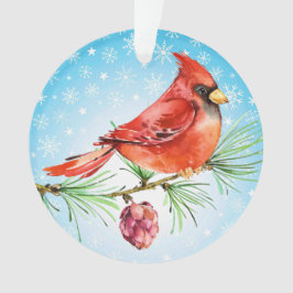 修正:(鳥)ショウジョウコウカンチョウ – 赤い鳥のオーナメント オーナメント