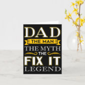 修正Itパパギフト父の日ハンディマン カード (黄色い花)