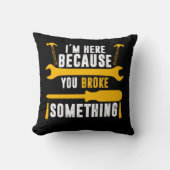 修理おもしろい人ユーモア職人の修理 クッション (正面)