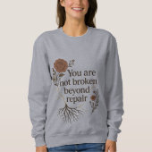 修理を超えて壊れていない スウェットシャツ (正面)