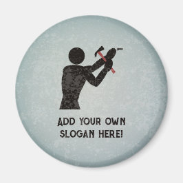 修理ガイ、Handyman、DIYキング – に文字をおもしろい追加 マグネット