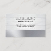 修理サービス | 金属(木材) 名刺 (裏面)