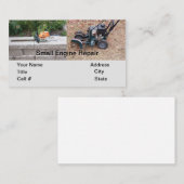 修理ヘッジトリマーエッジガスモーターの固定 名刺 (正面/裏面)