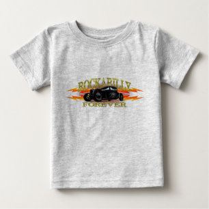 修理工のロカビリーは改造しました ベビーTシャツ