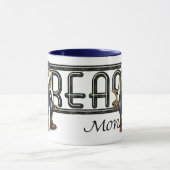 修理工の整備士のユーモアのあるなコーヒー・マグ マグカップ (中央)