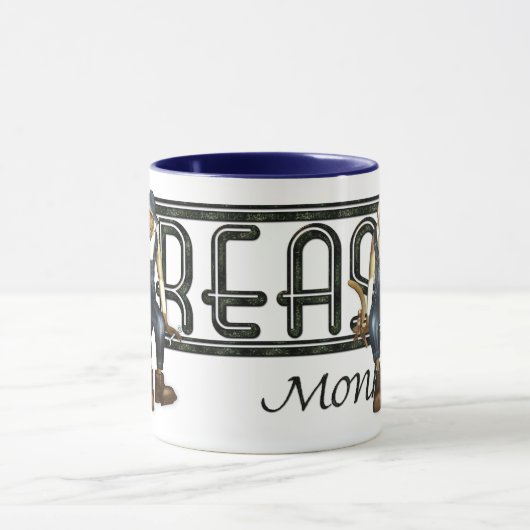 修理工の整備士のユーモアのあるなコーヒー・マグ マグカップ (中央)