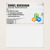 修理工 |レンガ色彩の鮮やかの壁 (正面&裏面)