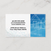 修理工 | 大工の道具 | ブループリント 名刺 (裏面)