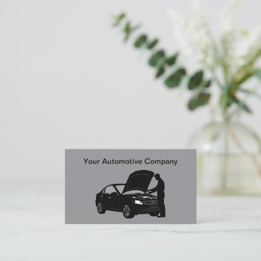 修理最高の車のサービス 名刺 (スタンド正面)