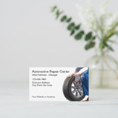 修理車のサービスの名刺 名刺 (スタンド正面)