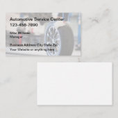 修理車のサービスの名刺 名刺 (正面/裏面)