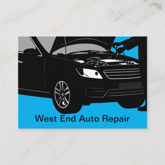 修理車のサービスセンター 名刺 (正面)