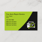 修理車のサービス整備士名刺 名刺 (正面)