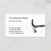 修理車のサービス 名刺 (裏面)